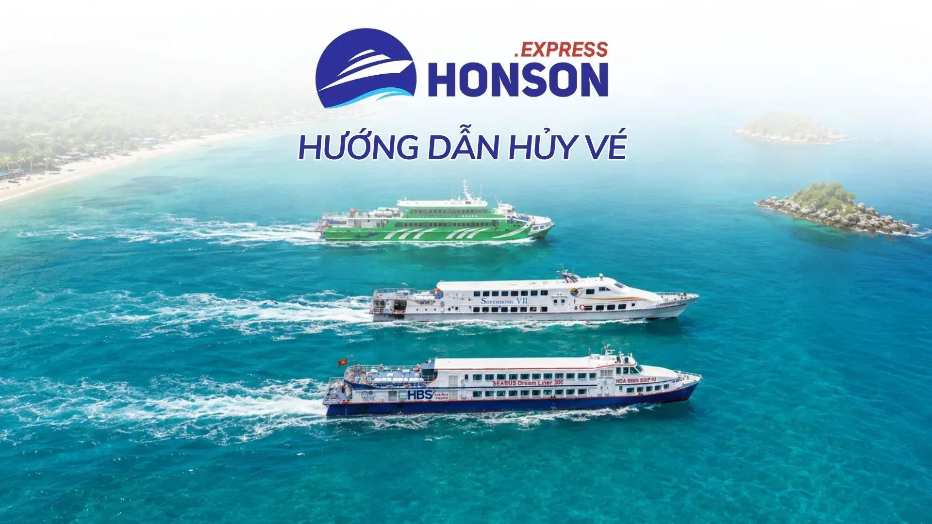 Hủy vé tàu online