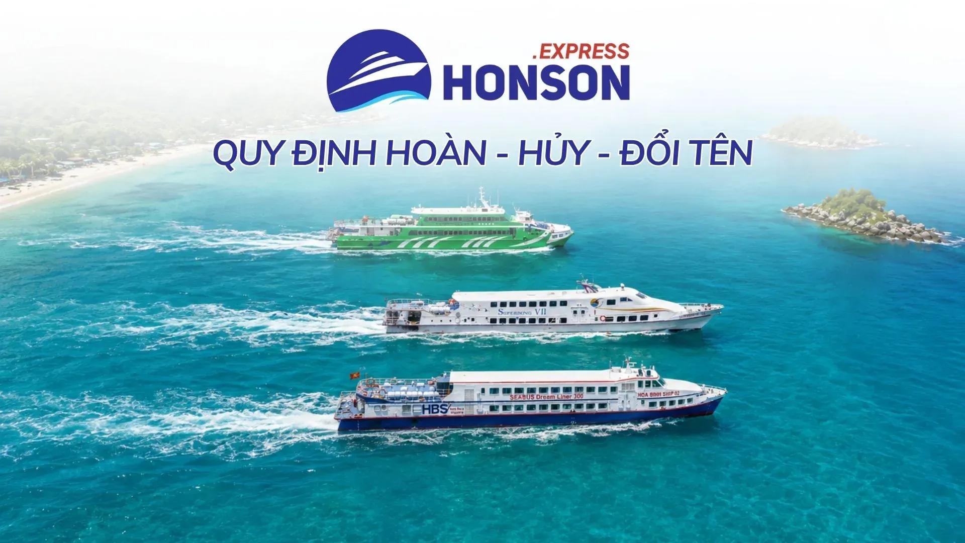 Quy định hoàn vé, đổi vé